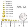 1440Pcs Lemon yellow Crystal Rhinestones,Glass Flatback Rhinestones Gemstones for Nail Face Makeup Art Crafts Clothes Decoration -(SS20, 4.8mm,Lemon yellow)
