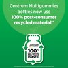 Centrum MultiGummies Multi+ Omega 3 Dual Action, Adult Multivitamin, Multivitamin/Multimineral/Omega 3 Supplement, Strawberry/Lemon/Orange Flavors - 110 Count