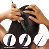 WOWANGEL 4PCS Hair Styling Brush Set, Teasing Hair Brush, Rat Tail Comb, Dual Edge Brush, Elastic Band for Edge and Back Brushing, Combing, and Slicking Black