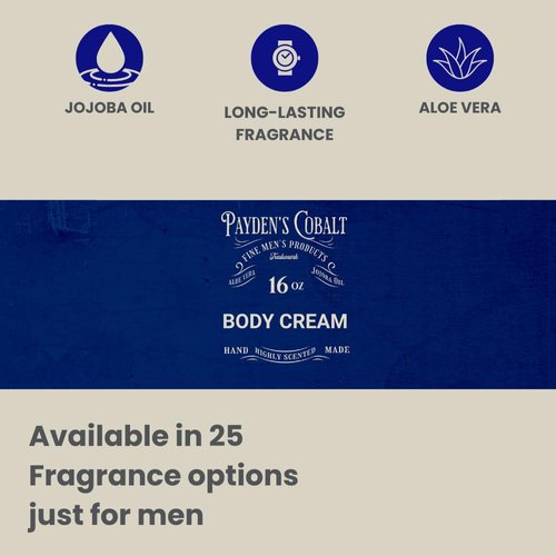 Payden's Cobalt Chocolate Temptation For Men Scented Body Cream, 16 Oz