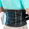Bracepost Back Brace for Lower Back Pain Relief with 3D Lumbar Pad, Lumbar Support Belt for Men & Women with Biomimetic Widened Back Support Bar, for Herniated Disc, Sciatica, XL(Waist:43.5"-47.5")
