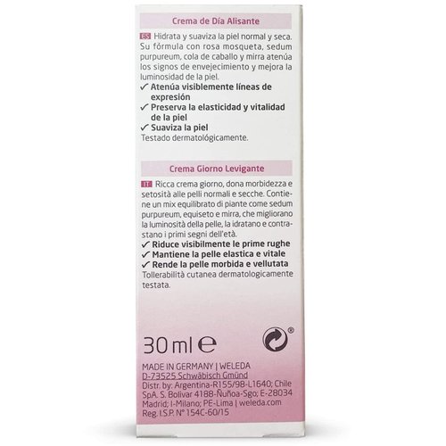 Weleda Renewing Day Face Cream, 1 Fluid Ounce, Plant Rich Moisturizer with Wild Rose, Peach Kernel and Sweet Almond Oils