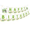 Sursurprise Tractor Birthday Decorations, Tractor Happy Birthday Banner, Farm Green Tractor Birthday Party Supplies