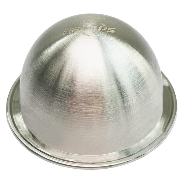 RECAPS Only 1 Stainless Steel Refillable Filter Reusable Pod Compatible with Vertuoline Coffee Makers BUT Not All 14oz 410ml (Only 1 Pod, Aluminum Seals Lids excluded)