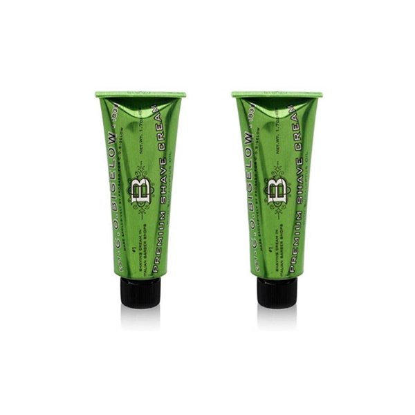 C.O.Bigelow Premium Shaving Cream 1.7 oz (Pack of 2)