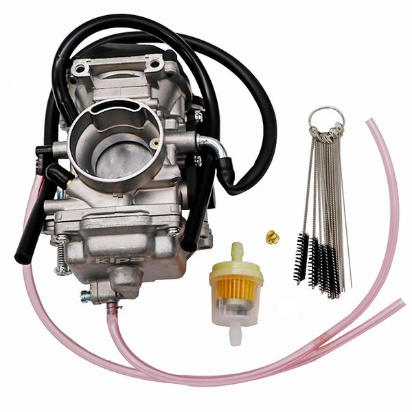 KIPA Carburetor For Yamaha TTR225 TTR 225 Dirt Bike 1999-2004, Replace OEM Part Number 5FG-14901-00-00, With Carbon Dirt Jet Cleaner Tool Kit & Fuel Filter