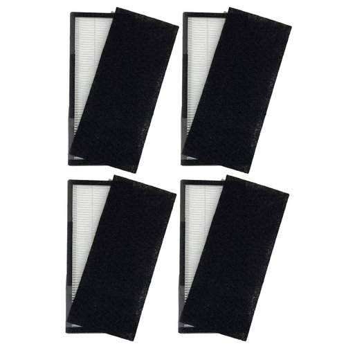 Nispira 3-in-1 True HEPA Carbon Pre Filter Replacement Compatible with T300 T100 Air Purifier. Compared to Part TF30, Pack of 4
