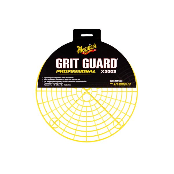 Meguiar's Professional Grit Guard X3003 - Premium Car Wash Accessory that Acts as a Dirt Trap and Protects your Paint - Wash Bucket Insert to Help Prevent Swirls and Scratches