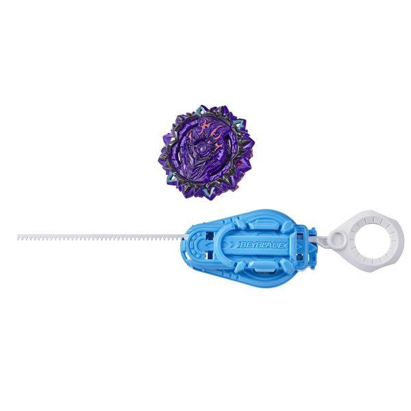 -Beyblade Burst Surge Speedstorm Vex Lucius L6 Spinning Top Starter Pack – Defense Type Battling Game Top with Launcher, Toy for Kids
