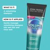 John Frieda Volume Lift Lightweight Shampoo for Natural Fullness, 8.45 Ounces, Safe for Colour-Treated Hair, Volumizing Shampoo for Fine or Flat Hair