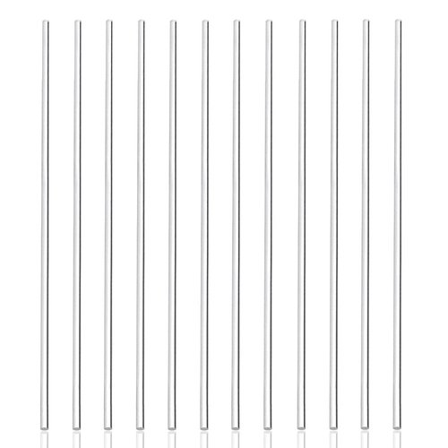 12 Pcs Acrylic Dowel Rods for DIY Crafts,Transparent,0.25" Diameter, 12" Length