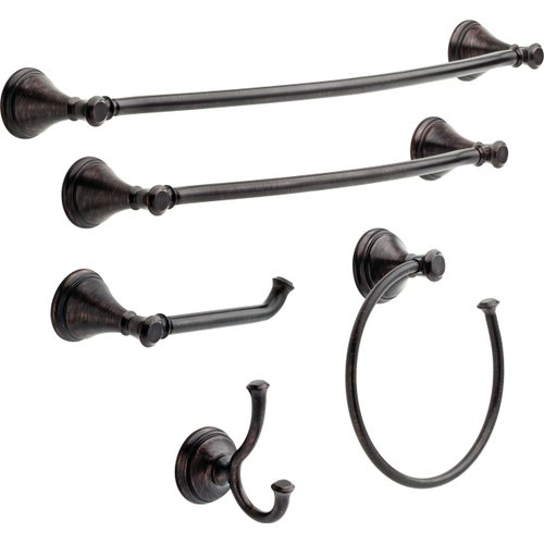 Delta Faucet 79750-RB Cassidy Wall Mounted Toilet Paper Holder in Venetian Bronze