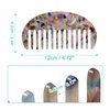 VOCOSTE 2 Pcs Hair Comb Wide Tooth, Anti-Static, for Thick, Curly Hair, Hair Care, Detangling Comb, for Wet and Dry Multicolor
