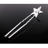 yueton 10pcs Bling Rhinestone Star Wedding Bridal Crystal Hair Pins Clips Women Headwear Hair Accessories