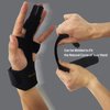 Abaadlw Trigger Finger Splint 2 Pcs, Adjustable Index Finger Splint, Finger Splint Middle Finger, Ring Finger Splint, Pinky Finger Splint,Hand Brace