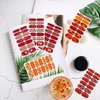 JERCLITY 224 Pieces 16 Sheets Holiday Nail Polish Strips Set Christmas Nail Strips Full Nail Wraps Self-Adhesive Maple Leaf Fall Nail Wraps for Women Nail Art with Nail File