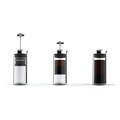 Definitely Not a French Press Coffee Maker | The Soul of Espresso in the Body of a Single Serve French Press Coffee Maker, Brews in Half the Time, No Mud, Easy to Clean