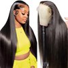 200 Density HD Lace Front Wigs Human Hair 24 Inch 13x4 Straight Lace Frontal Wear and Go Wigs Pre Cut Lace,Glueless Wigs Human Hair Pre Plucked With Baby Hair