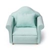 Dollhouse Couch Miniature Furniture Sofa with Pillows for Living Room Desktop Decoration Fabric Sofa Mini Home Scene Accessories Ornament (Single Sofa, Green)
