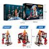 WEMEMORN Space Exploration Shuttle Rocket Toys for 6 7 8 9 10 11 12 Year Old Boys Kids, 12-in-1 STEM Aerospace Building Blocks Kit Toys, Ideal Birthday for Aged 6-12 Year Old Boys (566Pieces)
