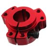 DJ-Motor Red 1" 25mm Bore with 1/4" Keyway Lightened Billet Rear Wheel Hubs for Go Kart Drift Trike