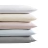 Vera Wang - Pillow Case Set, Luxury Sateen Cotton Bedding, 800 Thread Count, Soft & Smooth Home Decor (Steel Grey, Standard Pillowcases)