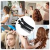 Beaupretty Hair Combs, 3 Pieces Hair Stylist Non Slip Hair Clips Comb Rat Tail Teasing Clip Comb Hair Coloring Styling Tools Highlighting Comb Hair Rollers for Salon Home (Black)