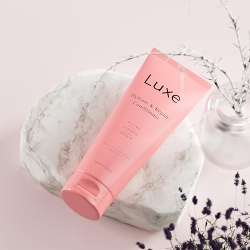 Luxe Cosmetics Hydrate Repair Conditioner - Plant-Based Formula for Long-Lasting Hydration, Ideal for Dry Hair, Unisex - Daily Use