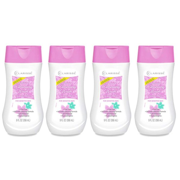 Clarisse Feminine Cleansing Wash 9oz (4 Pack) (4)