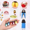 Bememo 50 Pcs Little Jesus Figures Original Design Mini Rubber Jesus Toys to Hide and Seek Christmas Religious Party Favors Sunday School Baptism Gifts