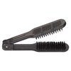 Dual-Sided Anti-Static Hair Straightening Brush - Salon Hairdressing Detangler for Styling