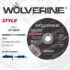 Weiler 56089 Die Grinder Cut-Off Wheel and Mandrel Kit Including 56490 Mandrel and 3-Inch x 1/16" Wolverine T1 Thin Wheels, A36T, 3/8" AH (1 Mandrel and 10 Cutting Discs)