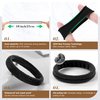 120PCS Black Hair Ties, Seamless Hair Ties No Damage Ponytail Holders pony tails hair ties Hair Band Elastics Hair Accessories for Women Girls (Black)