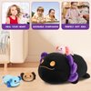 Toys for Girls Ages 3 4 5 6 7 8+ Years -16" Black Axolotl Mommy Stuffed Animal with 3 Baby Axolotl in Her Tummy, Cute Salamander Plush Toys Set, Toys for Baby, Toddler, Kids, Christmas, Birthdays Gift