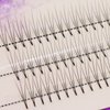 Scala 90 pieces 8-14mm C Curl 3 Root Thickness 0.07mm Individual Lashes Black False Eyelash Natural Soft Long Cluster Extension Makeup Beauty Health Makeup Fake Eyelashes (10mm)