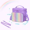 GRAOSO Carrying Case Compatible with Little Tikes Story Dream Machine Books Starter Set, Toy Storage Bag with Handle and Shoulder Strap for Storybook, Character, Accessories, Purple, Bag Only