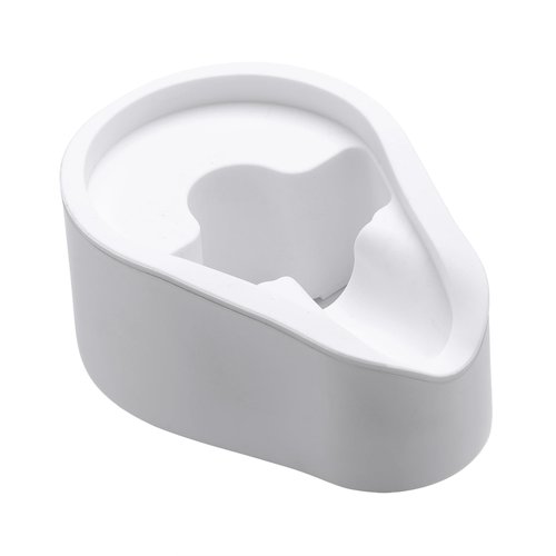 Normcore Portafilter Holder - White Bottomless Portafilter Tamping Station - 304 Stainless Steel With Silicon Espresso Holder Tamper Stand Fits 54mm 58mm Espresso Machines Portafilter