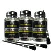 3pcs Ultra Hold Hair System Adhesive 3.4oz w/ 3pcs Brush Applicator Bundle Pack | Waterproof Invisible Long-Lasting | Front Bonding Weave Toupees Wigs Extensions Lace Wig Glue | Bold Hold Adhesive