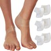 Gel Heel Cushions for Heel Pain Relief I Plantar Fasciitis Heel Cups I Silicone Cup Pads for Heel Spurs I Heel Pain Relief Insoles for Sore or Bruised Feet I Heel Pads for Women & Men Fits Most (2mm)