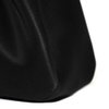 Beatfull Evening Purse Women Pearl Handbags Soft Leather Ruched Bag Bridal Clutch for Wedding Party Prom Crossbody Purses Black