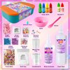 YOPINSAND DIY Slime Kit, Slime Making Kit for Girls, Butter Slime, Foam Slime, Cloud Slime with Add-ins, Foam Balls, Charms, Glitters, Slime Party Favors Gift Toys for Kids 6-12