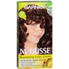 Garnier Nutrisse Haircolor - 415 Raspberry Truffle (Soft Mahogany Dark Brown) 1 Each