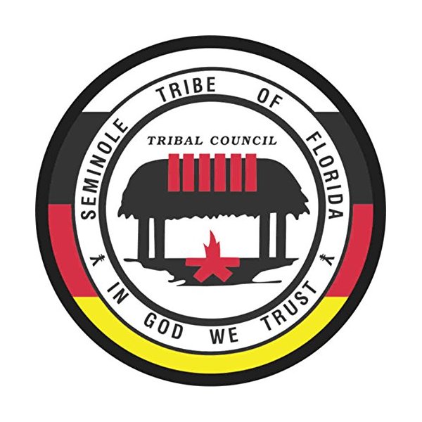 StickerTalk Seminole Tribe of Florida Seal Vinyl Sticker, 3 inches by 3 inches