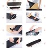 ZUEXT 9" x 33" Black Skateboard Grip Tape Sheets 2 Pack, Bubble Free Waterproof Scooter Griptape,Longboard Griptape, Anti Slip Sandpaper for Rollerboard Stairs Pedal Wheelchair Steps (84x23cm)