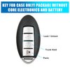 uxcell 4 Buttons Uncut Insert Key Fob Remote Control Case Shell Replacement KR55WK48903 for Nissan Altima 2007-2012 Maxima 2010-2012