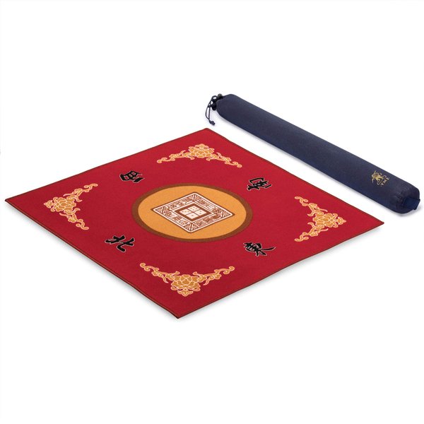 YMI Mahjong/Card/Game Table Cover - Red
