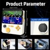 Handheld Game Console 5 Inch Screen, Retro Gaming Console with 64G Built-in 15000+ Classic Games, 1280x720 Pixels, Game Searchable, 5000mAh Battery, Portable Pocket Arcade with Desktop Stand (White)