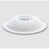 Hairstopper HS3-AMZ Evriholder Plastic Bathtub Drain Protector for Bathtubs & Showers, Pack of 3, White