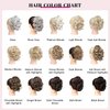 REECHO 9" Short Ponytail Extension, Classic Loose Curly Wavy Claw Clip Pony tails Hair Extensions HP001 Hairpieces for Women (Dark Brown)