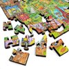 Wooden Puzzle for Adults with Uniquely Shaped Pieces - Made in The USA by FoxSmartBox - 245 Pieces - Fairy Forest. Summer